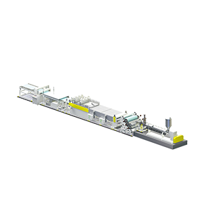 Máquina de producción de láminas corrugadas PP