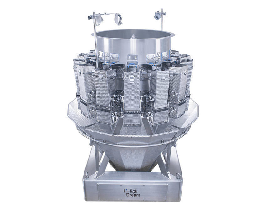 2 Screw Feeder Multihead Weigher AC-6B14-4A-24SF | Front Side | High Dream